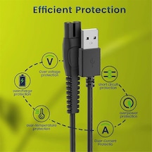 Adet 5v 1a Usb Tıraş Makinesi Şarj Kablosu Qp2724 Qp2834 Qp1924 Mg9520 Elektrikli Tıraş Makinesi Düzeltici Şarj Cihazı C S180 İle Uyumludur Newway Diğer