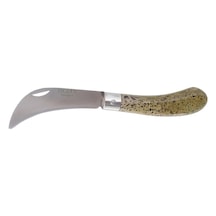 Desan Aşı Bıçağı Eğri Ağız Ahşap Sap 19Cm -  Denizli