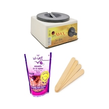 Ege Sir Dpr Max Ağda Makinesi + Vi-Vet Granül Pudralı İnci Ağda 250 G + Spatula x 5