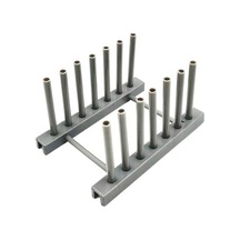 Gri Plaka Rafı Çok Amaçlı Hızlı Drenajlı Plastik Mutfak İçin Mükemmel Çatlama Kasesini Önler