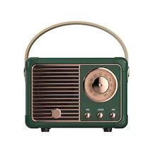 Butu HM11 2. Nesil Vintage Klasik 5.0 Bluetooth Kablosuz Taşınabilir Hoparlör