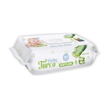 Baby Turco Soft Care Bebek Islak Havlu Aloe Vera 90' Lı