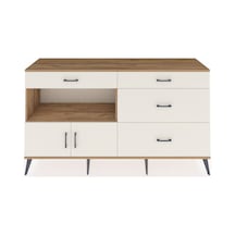 Hyperion Konsol Tek Raflı 4 Çekmeceli 2 Kapaklı 176x44x99 Çam-ayt Çam-aytaşı