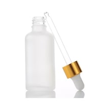 Damlalıklı Buzlu Cam Şişe Gold Kapaklı 30 Ml 600 Adet