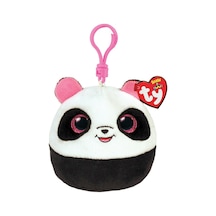 Ty Squishy Beanies Peluş Panda Anahtarlık Bamboo Beyaz
