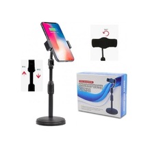 Tr Enashop Masaüstü Teleskopik Telefon Tutucu Telefon Tutacağı Masa Üstü Siyah Genel