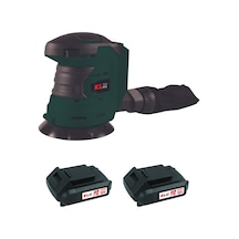 Klpro Klez18-20 18v/2.0ah. 125mm Çift Akülü Şarjlı Eksantrik Zımpara