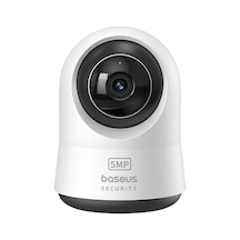 Baseus Security P1 Pro 5mp Adaptörsüz İç Mekan Akıllı Wifi Güvenlik Kamerası Beyaz