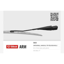 Silecek - 306 - Kolu 385mm R12 Tsw-toros - Kmrsfres - Arka Em