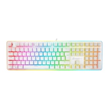 Gamebooster G918B-Bl Rgb Aydıntlatmalı Mekanik Oyun Klavye Beyaz