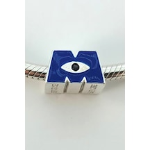 Fubena Pixar Sevimli Canavarlar M Logo Charm