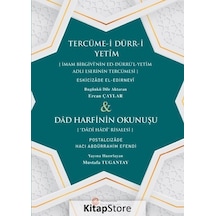 Tercüme-i Dürr-i Yetim ve Dad Harfinin Okunuşu - Postalcızade Hacı Abdürrahim Efendi - Hacıveyiszade İlim ve Kültür Vakfı