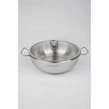 Masterchef 26 Cm Çelik K.yarık Tencere Çelik