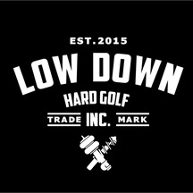Low Down Hard Golf Arka Cam Sticker 40 31 Cm