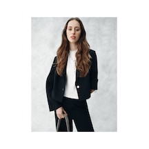 LC Waikiki Alıta Cıty Farkıyla Lcw Limitless Lacivert Düz Dar & Slim Kadın Blazer Ceket Lacivert - 918688078 Lacivert