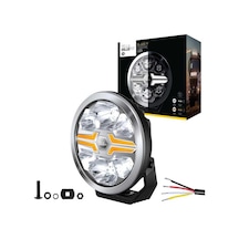 Hella Off-road Valuefit Blade Led Uzun Far Krom 18w 9" Beyaz-amber Isik 1fj357199-031