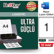 Herboy Hb-1100 210 X 280 Mm A4 Laser Etiket 50 Adet