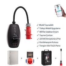 Evwallbox 22Kw V3 Pano+Tekli Kombinasyon Dahil