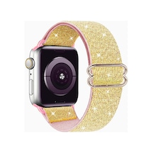 Apple Uyumlu  Watch Ultra 49 MM Simli Esnek Hasır Örgü Kordon Kayış-KY44-2