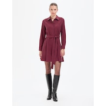 Pierre Cardin Kadın Bordo Elbise Dokuma 50318786-vr014 Bordo