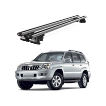 Venüs Toyota Land Cruiser 1997-2008 Uyumlu Gri Ara Atkı Port Bagaj Tavan Barı