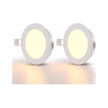 Cata Ct-5145b 6 Watt 6400k Beyaz - Slim Sıva Altı Led Panel Armatür - İnce Kasa Yuvarlak Tavan Spot Lambası, Trafol Diğer