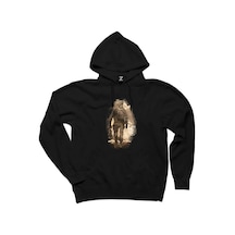 Call Of Duty Soldier Siyah Kapşonlu Sweatshirt Hoodie Siyah