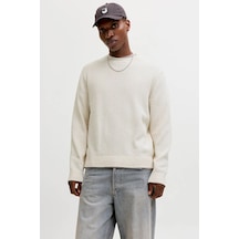 Jack & Jones Jornorrebro Erkek Sweatshirt Bej