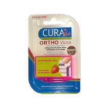 Curafloss Orto Wax Diş Mumu Strawberry Aromalı