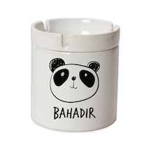 İsme Özel Seramik Küllük - Panda