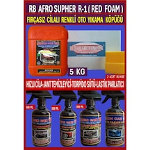 6 Lı Set Fırçasız Cila Oto Yıkama Şampuanı-jant Temizleyici.torpido Sütü Lastik Parlatıcı.hızlı Cila