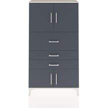 Arges Dolap 2 Raflı 3 Çekmeceli 4 Kapaklı 88x30x163 Aytaşı-an... Aytaşı