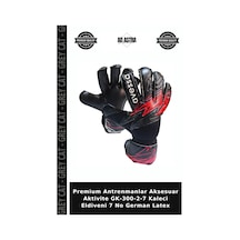 Premium Antrenmanlar Aksesuar Aktivite Gk-300-2-7 Kaleci Eldiveni 7 No German Latex Çok Renkli