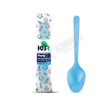 Kbr Party Plastik Kaşık Mavi 8'li Çok Renkli