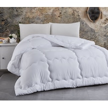 Komfort Home Battal Boy Micro Saten Lüx Yorgan +2 Yastık Beyaz