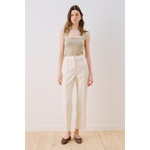 Manuka Kısa Paça Straıght Pantolon Ekru Ss26pnt00022-02