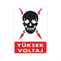 Mey Najmaddin Yüksek Voltaj Uyarı Levhası 25x35 Kod:1100 Najmaddin