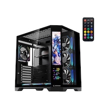 Nova V2 Mid-tower Gaming Kasa, 9,16 İnç Lcd Ekran, Argb