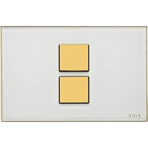 VitrA Twin 2 740-0102 Kumanda Paneli Beyaz . Altın