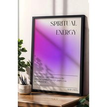 Spiritual Energy Çerçeveli Tablo Aura 003 Enerji Renkleri - Ruhsal Enerji