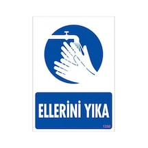 Pvc Levha Quot;Ellerini Yıkaquot; 25*35 Cm