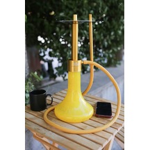 Alfeshisha Epoksi Sarı Performans Nargile Takımı