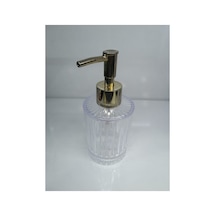 Buççin Online Mağaza Tezgah Üstü Mutfak Banyo Lavabo Kristal Şeffaf Sıvı Sabunluk Plastik Turuncu Çok Renkli
