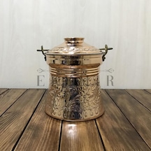 Zımba Nakışlı Bakır Bakraç 2 Litre Bakır
