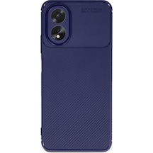 Oppo A38 Kılıf Focus Carbon Desen Silikon Kapak
