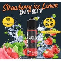 Nuclear 60 Ml Dıy Kit Strawberry İce Lemon Gıda Aroma 12 Ml Aroma İçerir