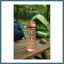 Bezos Suluk & Su Şişesi & Sporcu Matara Turuncu 1000 Ml Agc