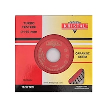Kristal Turbo Testere 115 Mm Çapaksız Kesim - 637923308