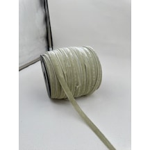 Paşateks- 1 Cm Düz Kadife-5 Metre Çağla Yeşil