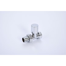 Metal Volanlı Krom 1/2 PPRC Vana - Düz Vana - Radyatör ve Havlupan Vanası